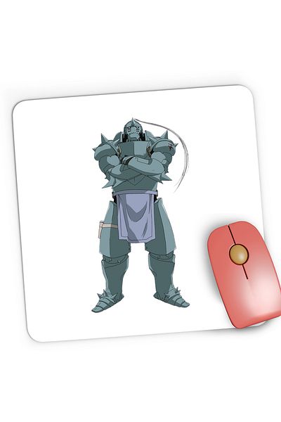 OEM Mousepad Gaming Alphonse Elric Fullmetal Alchemist Manga, 21x19 cm