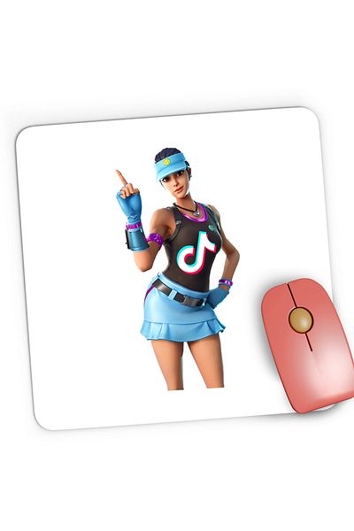 OEM Mousepad Gaming Volley Girl Fortnite Tiktok, 21x19 cm