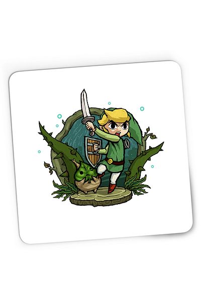 OEM Mousepad Gaming Legend of Zelda Link Harry Potter Elf, 21x19 cm