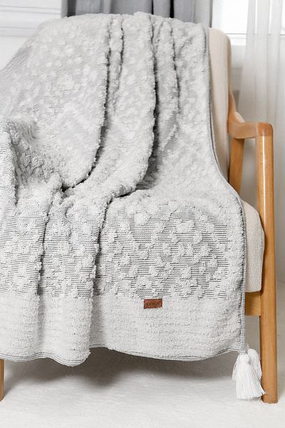 HAMUR Bohemo Single Blanket Pique 170X200 cm Sofa Cover Armchair Shawl Tv Blanket Punch Throw