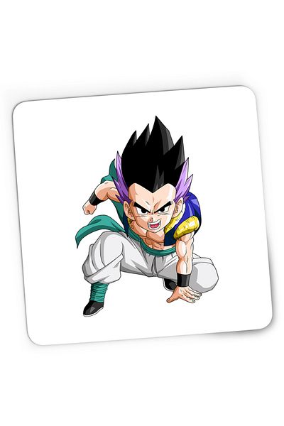 OEM Mousepad Gaming Dragon Ball Z Bad Boy Wolf Gotenks, 21x19 cm