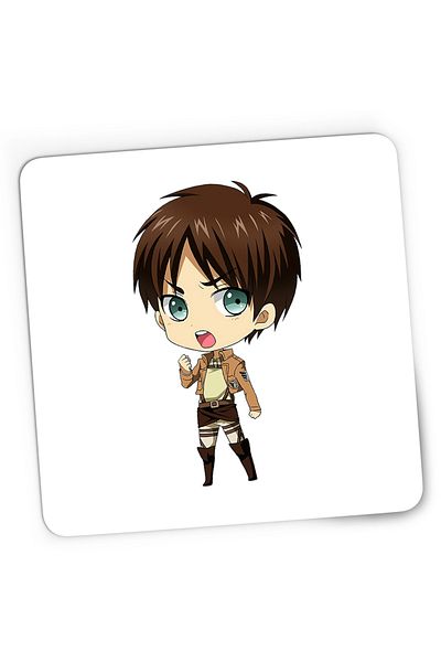 OEM Mousepad Gaming Attack on Titan Eren Yeager Bebe Anime Manga, 21x19 cm