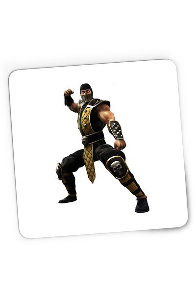 OEM Mousepad Gaming Mortal Kombat Shaolin Monk Game SubZero, 21x19 cm