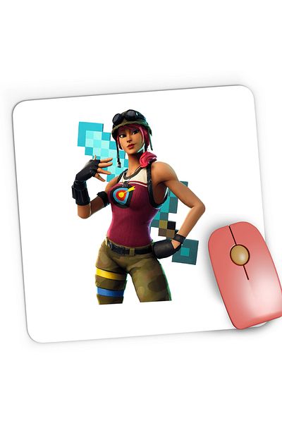 OEM Mousepad Gaming Bullseye Fortnite Minecraft Diamond Sword, 21x19 cm
