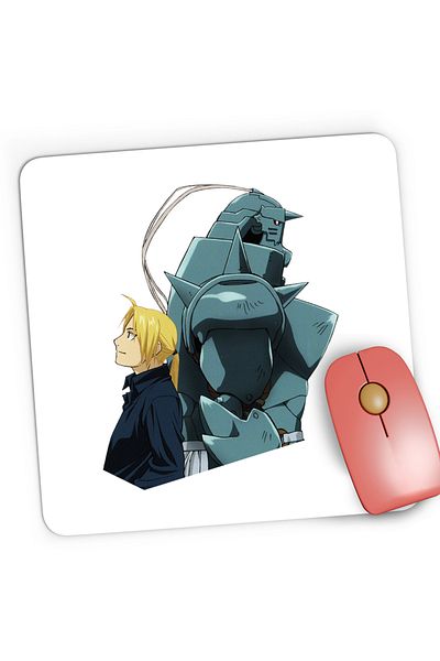 OEM Mousepad Gaming Fullmetal Alchemist Brotherhood Edward Alphonse, 21x19 cm