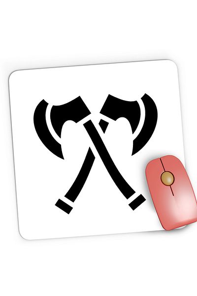 OEM Gaming Mousepad Dota 2 Axes Battle Axes Viking Dota2, 21x19 cm