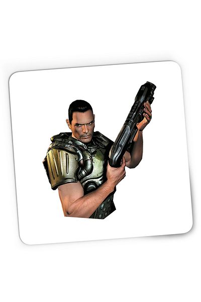OEM Mousepad Gaming Quake Doom Pistol Air Quakerism Battle Insta, 21x19 cm
