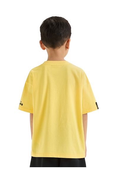 Diadora JUNIOR T-SHIRT SS SUPERHEROES - ASPEN GOLD