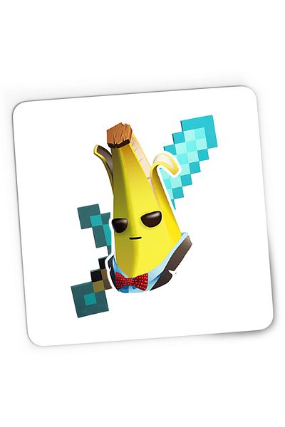 OEM Mousepad Gaming Agent Peely Fortnite Sabie Diamant Minecraft, 21x19 cm