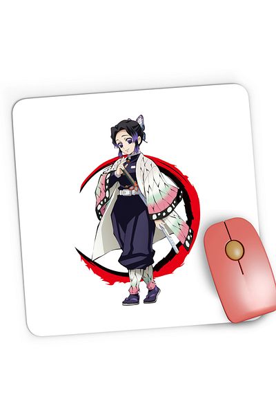 OEM Mousepad Gaming Demon Slayer Shinobu Kocho Japonia, 21x19 cm