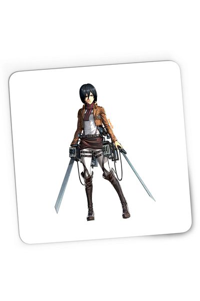 OEM Mousepad Gaming Mikasa Attack Titan Manga Anime Swords, 21x19 cm