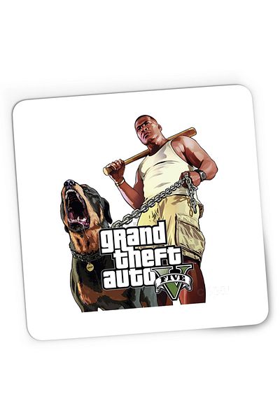 OEM Mousepad Gaming Franklin GTA Grand Theft Auto, 21x19 cm