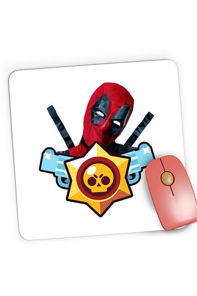 OEM Mousepad Gaming Deadpool Brawl Stars Legend Player, 21x19 cm