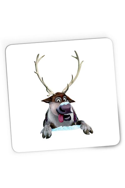 OEM Mousepad Gaming Elsa Frozen Sven Kingdom of Ice, 21x19 cm