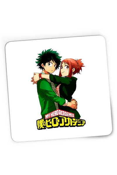OEM Mousepad Gaming My Hero Academia Deku Uraraka Love Anime, 21x19 cm
