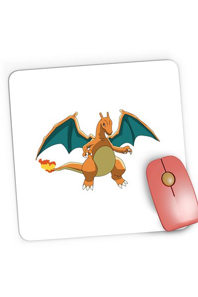 OEM Mousepad Gaming Charizard Pokemon Dragon, 21x19 cm