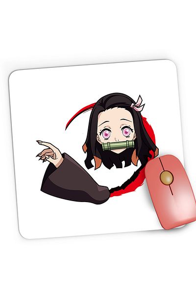 OEM Demon Slayer Nezuko Kamado Japan Manga Gaming Mousepad, 21x19 cm