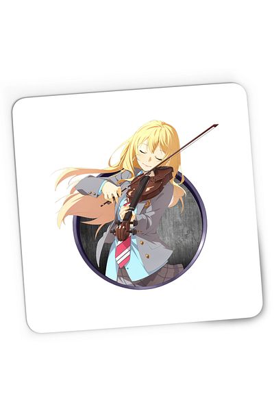OEM Mousepad Gaming Your Lie in April Love Story Violin, 21x19 cm