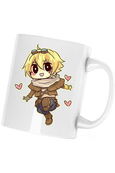 OEM Cana League of Legends Ezreal Chibi Fan Art LoL, alba, 330 ml