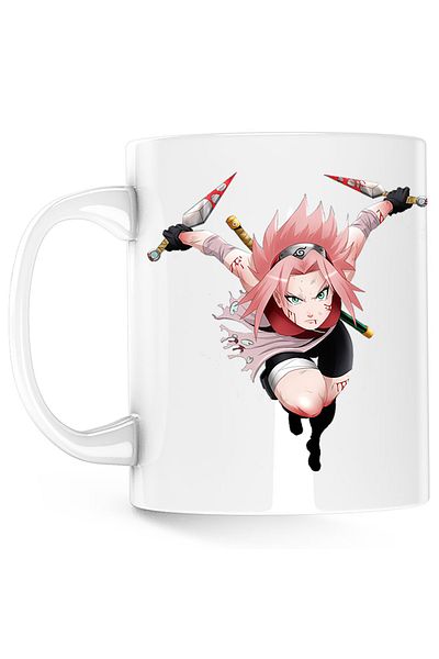 OEM Cana Naruto Sakura Haruno Karate Girl Anime, alba, 330 ml