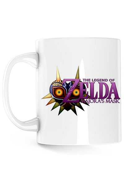 OEM Cana Majora Mask Legend of Zelda Logo, alba, 330 ml