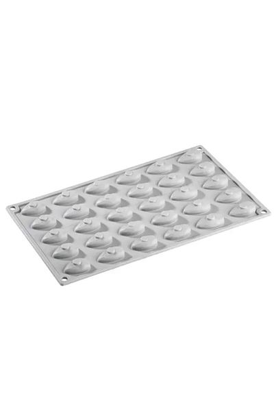 Pavoni Forma Din Silicon Pentru Monoportii, Migdala, Almond By Felix Lo Basso, 30 Cavitati, 4 ml