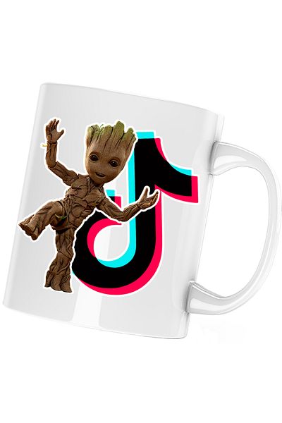 OEM Cana Baby Groot Tiktok Creator Star, alba, 330 ml