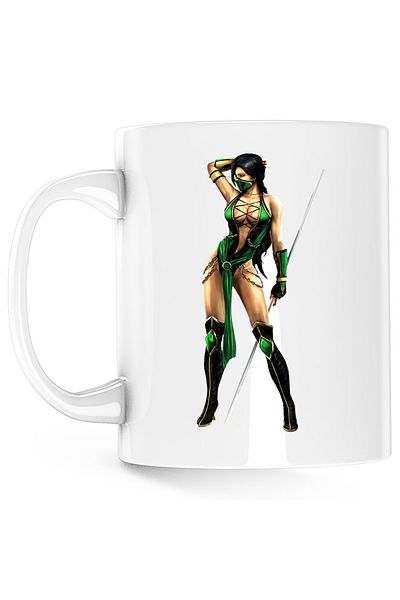 OEM Cana Mortal Kombat Jade Shaolin Monk Karate Girl, alba, 330 ml