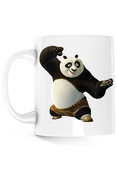 OEM Cana Kung Fu Panda Po Taekwondo Dragon Warrior, white, 330 ml