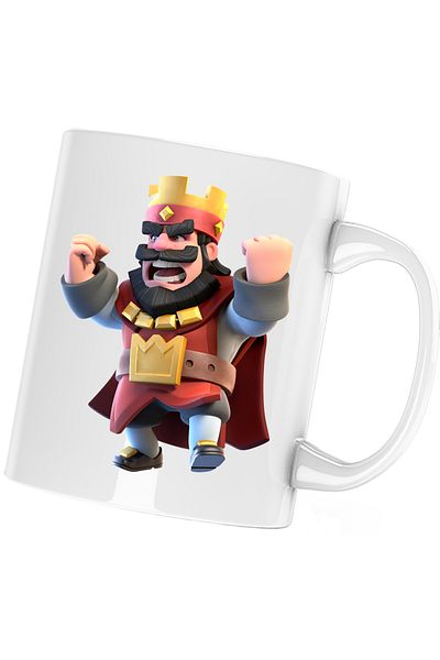 OEM Cana Red King Clash of Clans Royale, alba, 330 ml