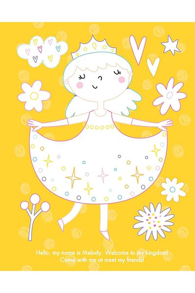 North Parade Children's book, NPP, My Gem Art Colouring Book: Princess, 3+ years