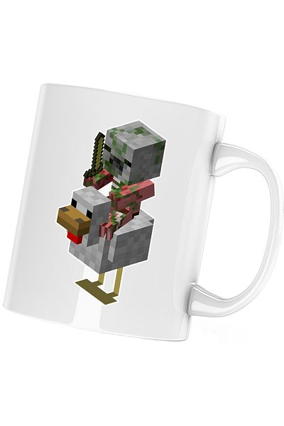 OEM Cana Pigman Gaina Minecraft, alba, 330 ml