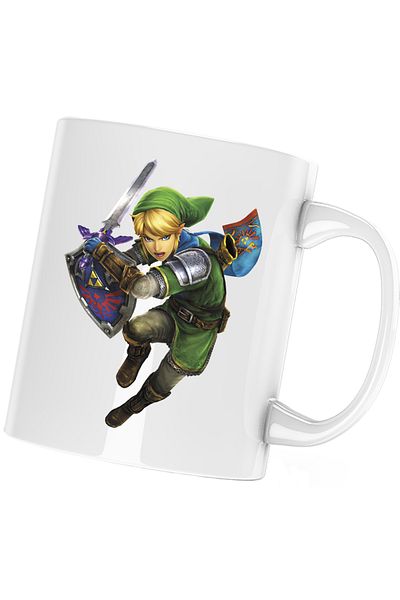 OEM Cana Legend of Zelda Link Elf, alba, 330 ml