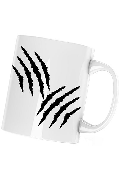 OEM Wolverine X Men Claws Minecraft GTA Mug, white, 330 ml