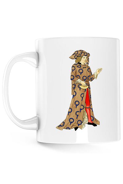 OEM Age of Empires Mug Medieval Noble Costume, white, 330 ml