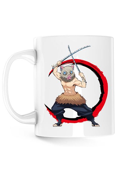 OEM Cana Demon Slayer Inosuke Hashibara Kimetsu no Yaiba, alba, 330 ml