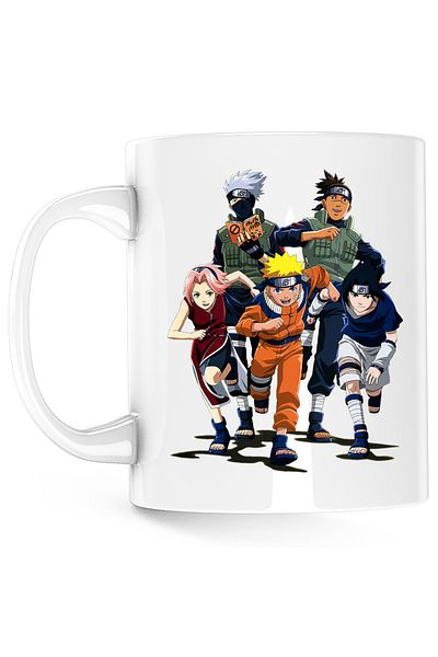 OEM Cana Naruto Team Uzumaki Kakashi Anime Manga, alba, 330 ml