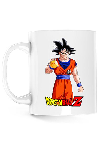 OEM Dragon Ball Z Son Goku Karate Shotokan Mug, white, 330 ml