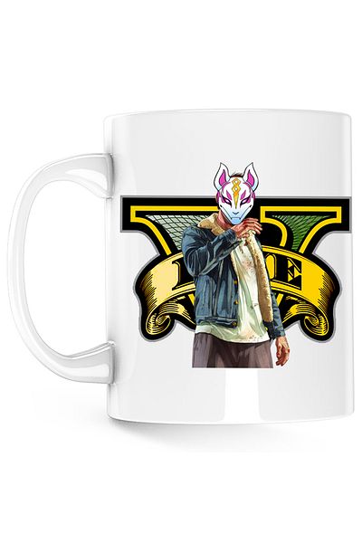OEM Cana Drift Mask Fortnite GTA Trevor, alba, 330 ml