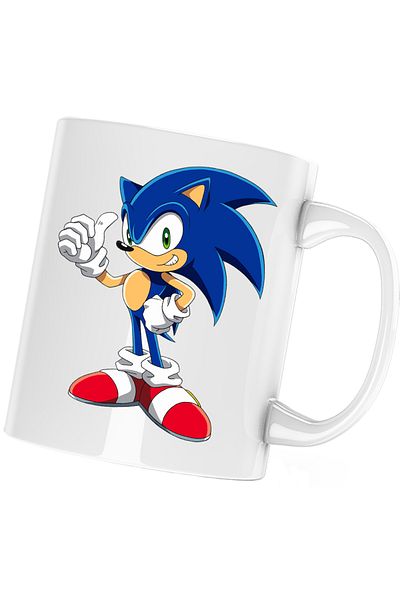 OEM Cana Sonic the Hedgehog Bebe Atlet Epic Game, alba, 330 ml