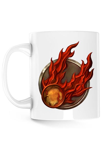 OEM Cana Age of Empires Fire and Blood Sigil Logo Cometa, alba, 330 ml
