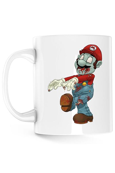 OEM Cana Super Mario Bros Call of Duty Zombies, alba, 330 ml