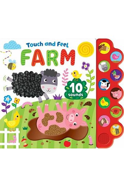 North Parade Sound book, NPP, Sound Book Touch Feel Farm, 0+ years