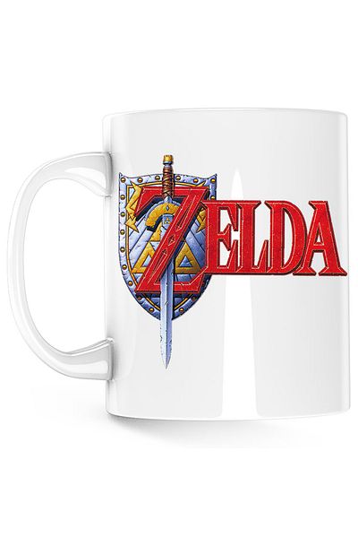 OEM Cana Game Legend of Zelda Logo Emblem, alba, 330 ml