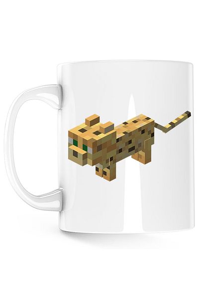 OEM Cana Minecraft Ocelot Mob, alba, 330 ml