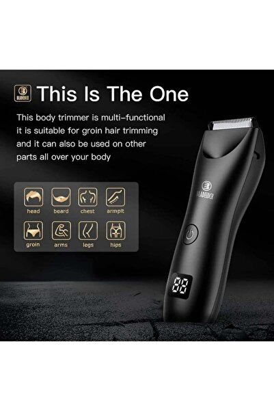 Denx ماكينة حلاقة كهربائية للمناطق الحساسة والجسم بالكامل - آمنة ومقاومة للماء واحترافية