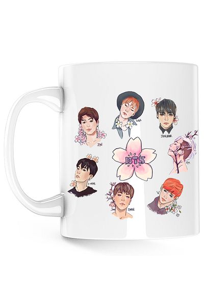 OEM Cana BTS All Crew Gang Flower, alba, 330 ml