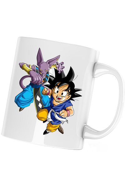 OEM Cana Dragon Ball Beerus Goku Legends, alba, 330 ml