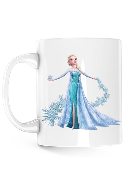 OEM Frozen Elsa Kristoff Ice Queen Mug, white, 330 ml