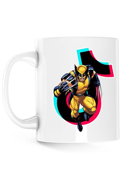 OEM Cana Wolverine Tiktok Badass Bad Boy, alba, 330 ml